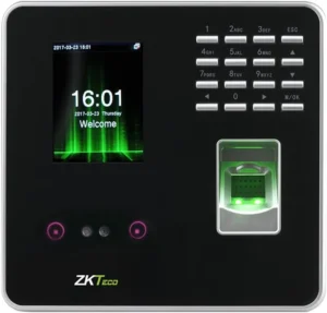 ZKTeco جهاز بصمة الإصبع والوجه ZK-MB20 نظام الحضور والانصراف ZKTeco جهاز بصمة الإصبع ZK K50 نظام الحضور والانصراف