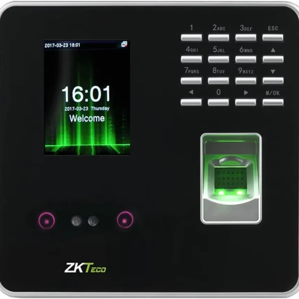 ZKTeco جهاز بصمة الإصبع والوجه ZK-MB20 نظام الحضور والانصراف ZKTeco جهاز بصمة الإصبع ZK K50 نظام الحضور والانصراف