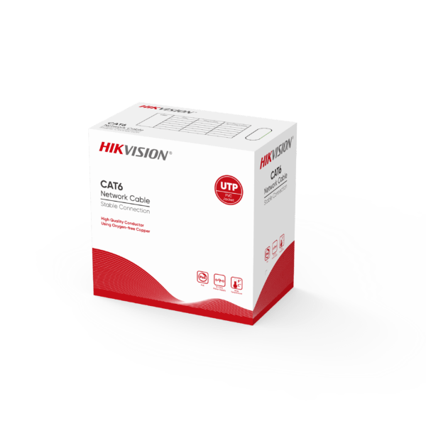 Hikvision DS-1LN6-UU Network Cable 305m Cat6 UTP
