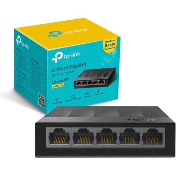Switch LS1005G TPLink-5-Port 10/100/1000Mbps Desktop Switch