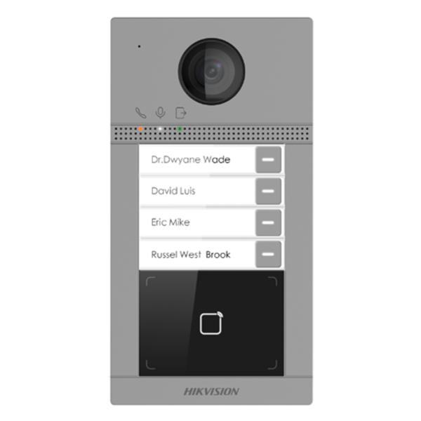 DS-KV8413-WME1(B) Hikvision IP Video Intercom 4 Button Metal Villa Door Station