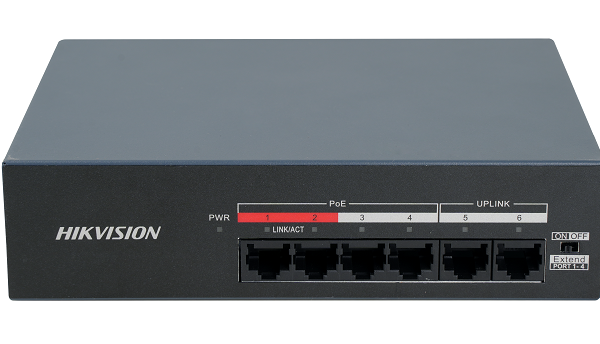 Switch 6P POE – DS-XS06-P Hikvision